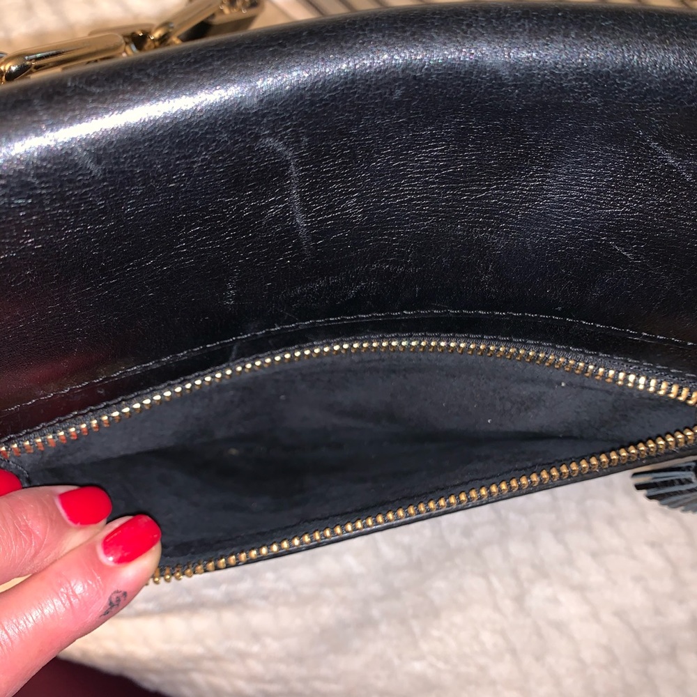 Anya Hindmarch Chain Leather Shoulder Bag - black - Picture 9 of 13
